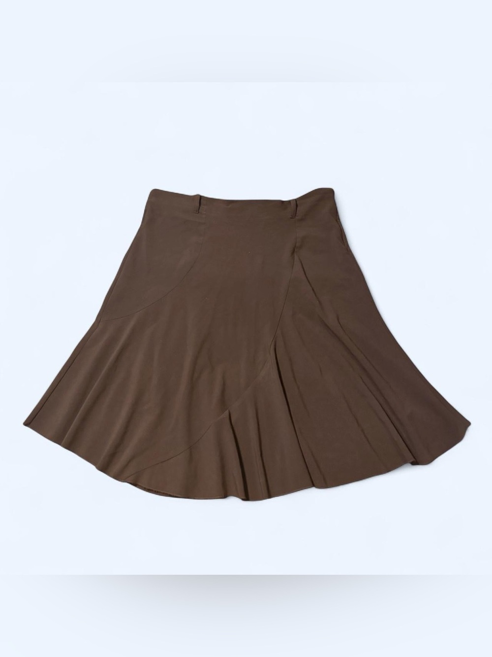 Grunge Western Brown Ruffle Skirt by Nice Wear!